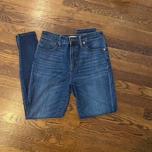Madewell curvy high rise skinny jeans size 29